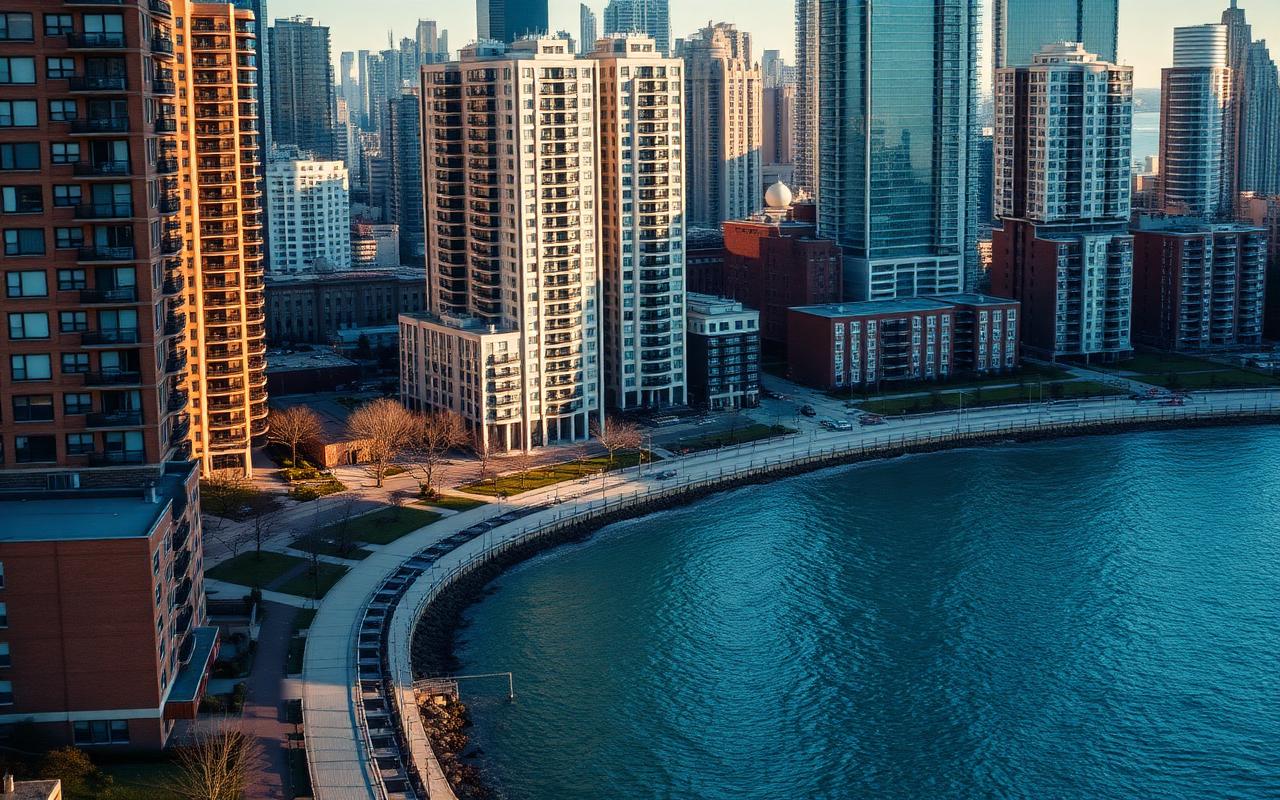 Lakefront East Side Chicago condos and walk-ups near Lake Michigan
